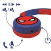 SPIDER-MAN Comode cuffie pieghevoli 2 in 1 bluetooth e cablate per bambini con limitazione del suono - LEXIBOOK