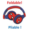 SPIDER-MAN Comode cuffie pieghevoli 2 in 1 bluetooth e cablate per bambini con limitazione del suono - LEXIBOOK