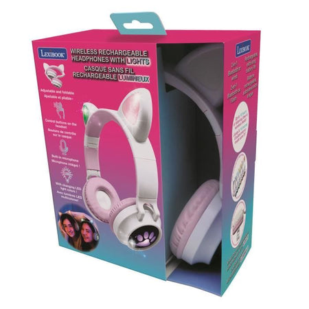 Auricolare 2 in 1 con orecchie di gatto per ascoltare la tua musica wireless in Bluetooth 5.0