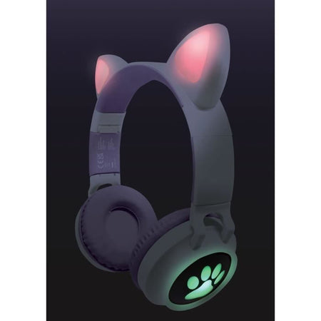 Auricolare 2 in 1 con orecchie di gatto per ascoltare la tua musica wireless in Bluetooth 5.0