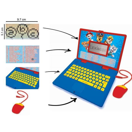 PAT 'PATROUILLE Computer educativo bilingue (FR / EN) bambino LEXIBOOK - 124 attività