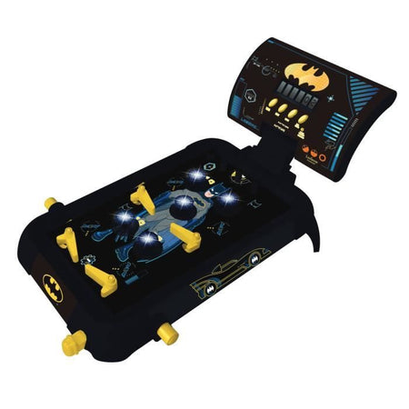 Flipper elettronico Batman con effetti luminosi e sonori