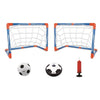 AeroFoot - Disco da calcio hovercraft in schiuma illuminata con 2 porte, 1 pallone e pompa, ricaricabile