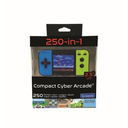 Console portatile LEXIBOOK Compact Cyber Arcade - schermo da 2,5 '' - 250 giochi