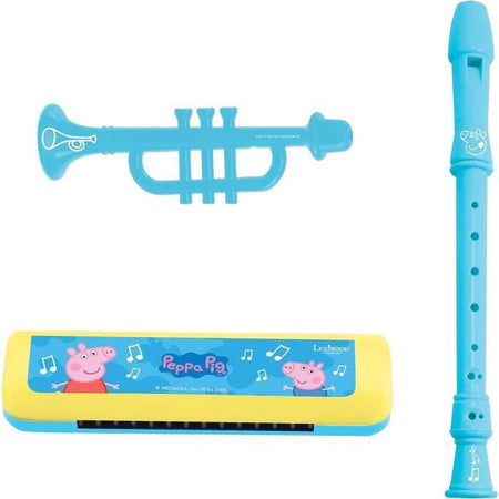 Lexibook - Set musicale Peppa Pig - 7 strumenti - Conservazione nel tamburo