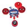 SPIDER-MAN Kit completo di batteria elettronica leggera con tastiera, piatti e sgabello - LEXIBOOK