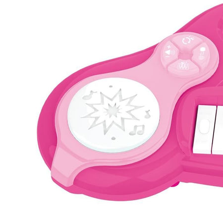 Pianoforte elettronico per bambini Barbie con effetti luminosi e microfono