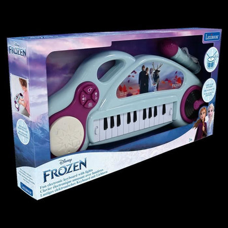 Pianoforte elettronico per bambini Frozen con effetti luminosi
