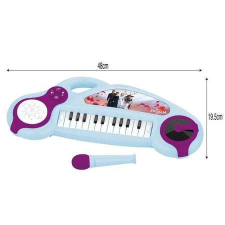 Pianoforte elettronico per bambini Frozen con effetti luminosi