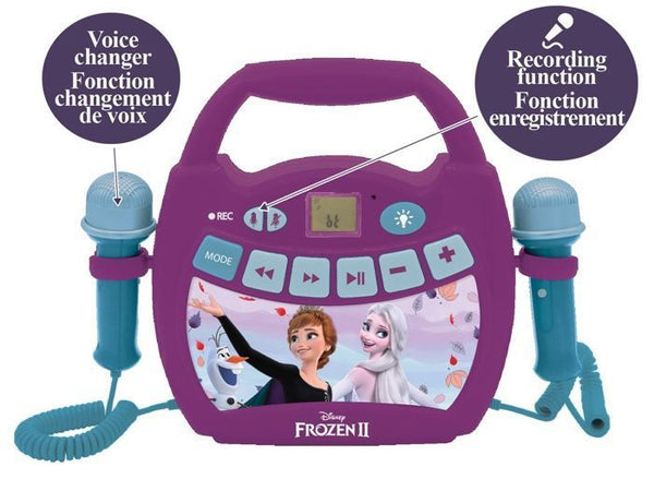 THE SNOW QUEEN - Altoparlante Bluetooth - Effetti di luce, microfoni e batteria ricaricabile