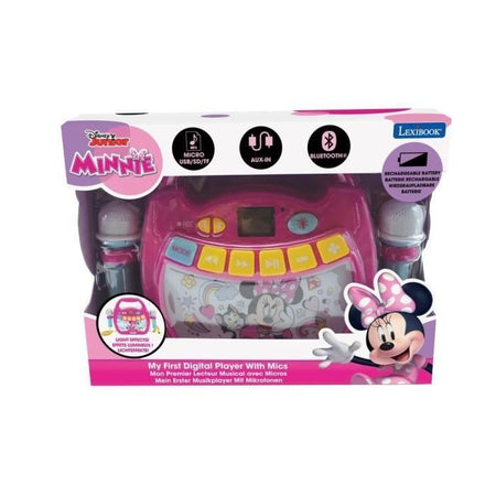 MINNIE MOUSE - Altoparlante Bluetooth - Effetti luce, microfoni e batteria ricaricabile