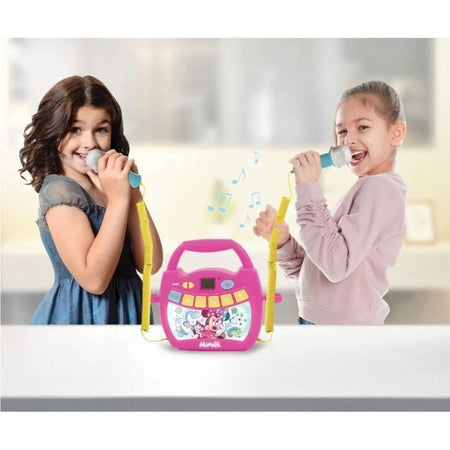 MINNIE MOUSE - Altoparlante Bluetooth - Effetti luce, microfoni e batteria ricaricabile