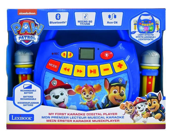LA PAT' PATROUILLE - Altoparlante Bluetooth - Effetti Luce, Microfoni e Batteria Ricaricabile