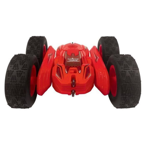 LEXIBOOK - Coche de control remoto recargable Tumbling Crosslander - Rotación de 360 , conducción sobre 2 ruedas y luces
