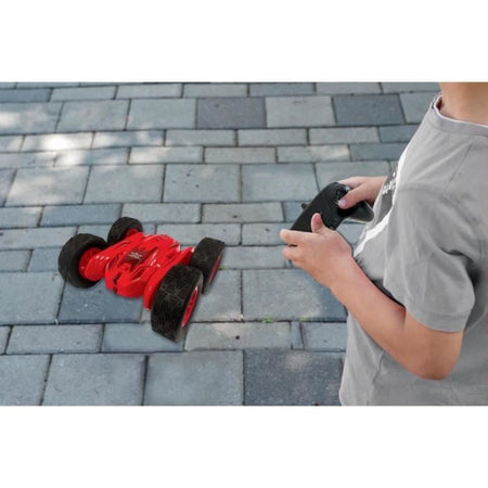 LEXIBOOK - Macchina telecomandata Tumbling Crosslander Ricaricabile - Rotazione 360, guida su 2 ruote e luci