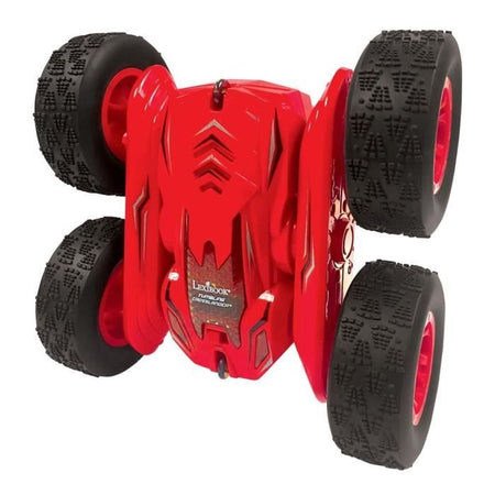 LEXIBOOK - Coche de control remoto recargable Tumbling Crosslander - Rotación de 360 , conducción sobre 2 ruedas y luces