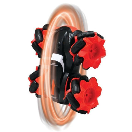 LEXIBOOK - CROSSLANDER SLIDE - Auto telecomandata fuoristrada con rotazione bifacciale a 360 ed effetto luce