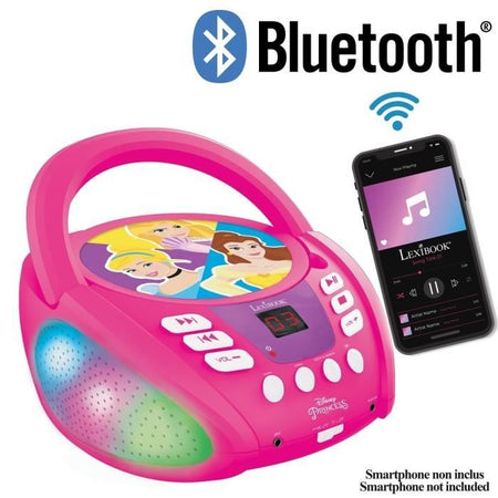 PRINCIPESSA DISNEY - Lettore CD Bluetooth - Effetti di luce