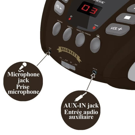 HARRY POTTER - Lettore CD Bluetooth - Effetti di luce