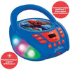 Lettore CD Bluetooth Spider-Man con effetti di luce