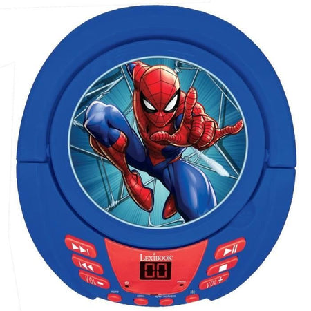 Lettore CD Bluetooth Spider-Man con effetti di luce