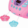 Lettore CD portatile Bluetooth Unicorn con effetti di luce e USB