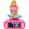 Sveglia digitale con brillante luce notturna, Barbie 3D ed effetti sonori