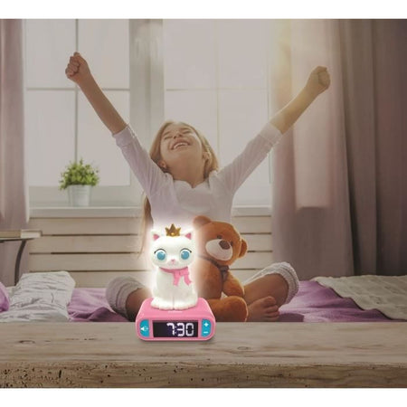 3D Cat Night Light Sveglia ed effetti sonori