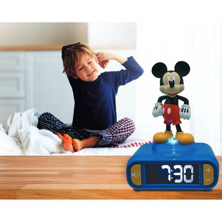 Sveglia digitale con luce notturna 3D di Topolino ed effetti sonori