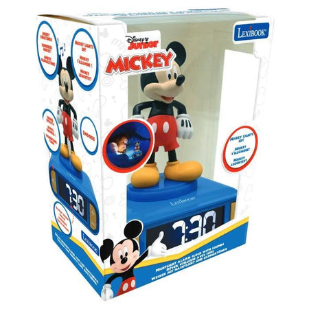 Sveglia digitale con luce notturna 3D di Topolino ed effetti sonori