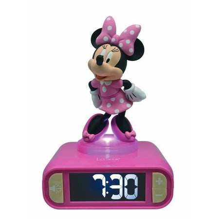 Sveglia digitale con luce notturna 3D Minnie ed effetti sonori