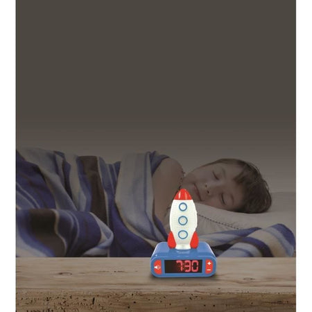 Rocket Night Light Sveglia con effetti sonori