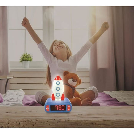 Rocket Night Light Sveglia con effetti sonori