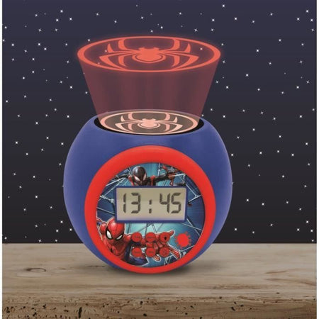 SPIDER-MAN Sveglia con funzione timer proiettore LEXIBOOK