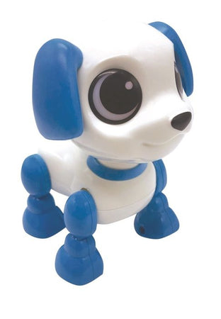 Power Puppy Mini - Cane robot con effetti luminosi e sonori, controllo con clic manuale, ripetizione