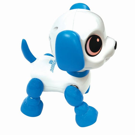 Power Puppy Mini - Cane robot con effetti luminosi e sonori, controllo con clic manuale, ripetizione
