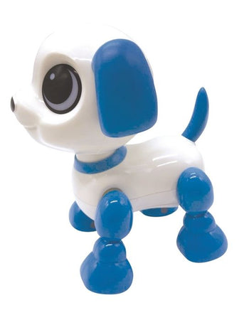Power Puppy Mini - Cane robot con effetti luminosi e sonori, controllo con clic manuale, ripetizione