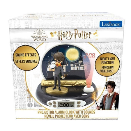HARRY POTTER - Sveglia con proiettore 3D - Suoni magici