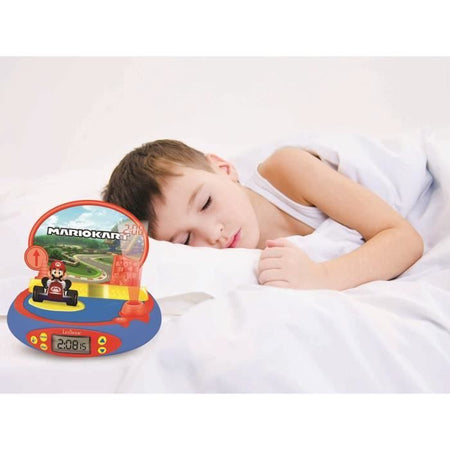 Sveglia con proiettore MARIO KART con suoni di videogiochi Nintendo