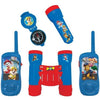 LA PAT 'PATROUILLE - Kit avventuriero - Walkie-Talkie portata 120m, binocolo e bussola