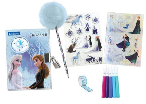 LA REGINA DELLA NEVE - Diario elettronico - Effetti luce e accessori (adesivi, matita, pennarelli)