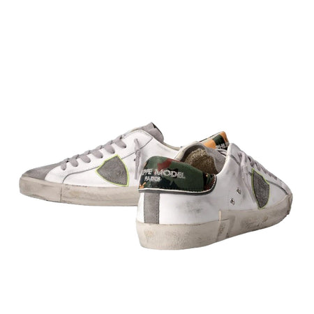 Philippe Model sneaker uomo philippe model - prsx low man - bianco da uomo