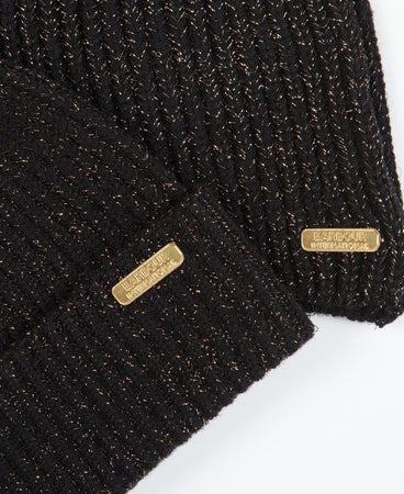 Barbour International cappello e sciarpa donna estoril beanie e scarf gift fw23