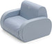 Chicco Twist - Poltroncina per Bambini Trasformabile in Chaise Longue e Divanetto, Sedia per Bambini con 3 Configurazioni, Comoda e Leggera, Si Trasforma con 1 Gesto - Per Bambini 12+ Mesi, colore POWDER BLUE