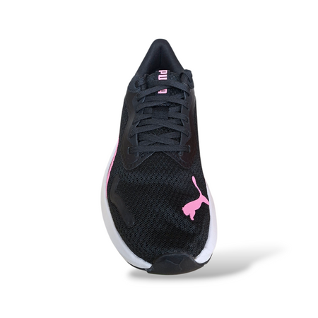 Sneakers bambina PUMA Pounce Lite nero fucsia con lacci