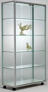 Vetrina espositiva con illuminazione LED e piani regolabili cm. 100,2x53,7x183,5h
