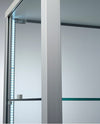 Vetrina espositiva con mobiletto e illuminazione LED cm. 80,2x43,7x183h