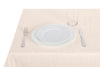 Tovaglia da tavola in 100% puro lino lavato delavè stone washed morbido resistente elegante made in italy  Avorio con Frou Fou