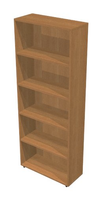 Libreria a giorno in melaminico per ufficio cm. 76x32x196h