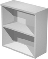 Libreria per ufficio fissa in legno con piani interni cm. 76x32x81,5h